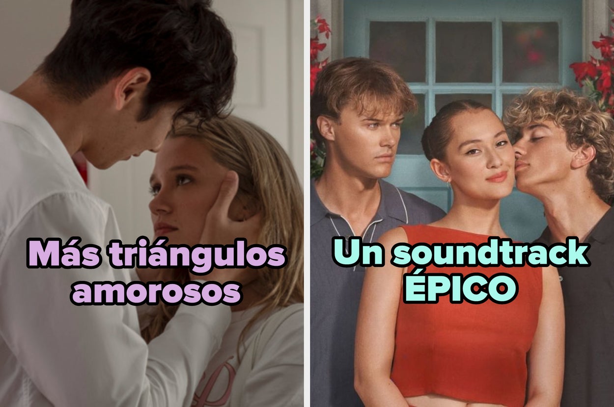 Dos escenas muestran triángulos amorosos, con parejas jóvenes en momentos íntimos y emocionales