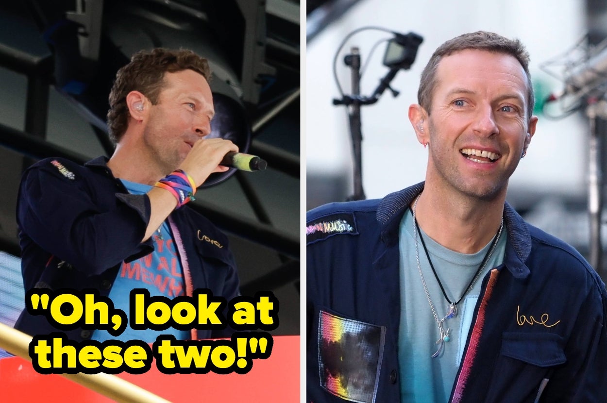 “Chris Martin Is Messy AF”: People Are Reacting After Chris Martin Playfully Called Out Two People For “Having An Affair” During A Coldplay Concert