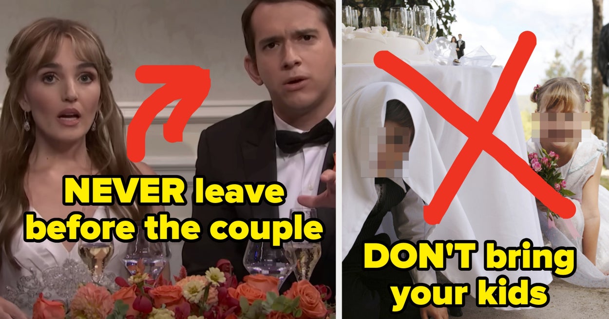 People Are Calling Out The "Rudest" Things You Should Never, EVER Do At A Wedding