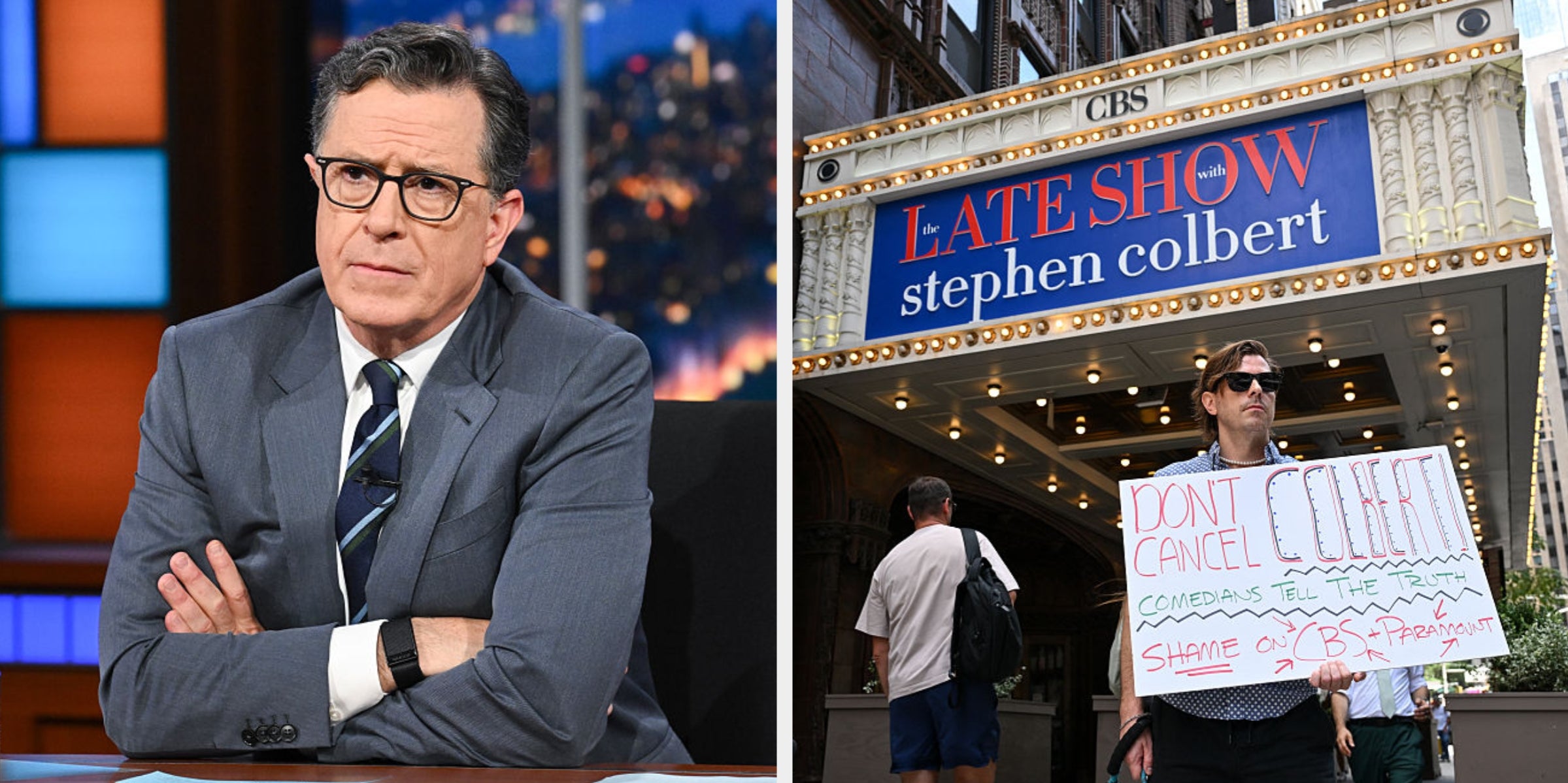 Colbert's Trump Joke May Have Led To Show Cancelation