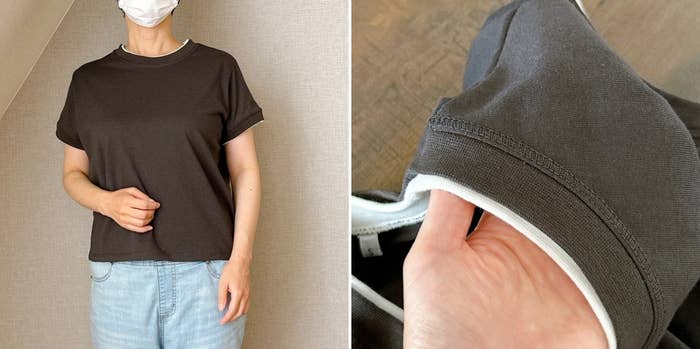 coca(コカ)の「レイヤード半袖トップス」
