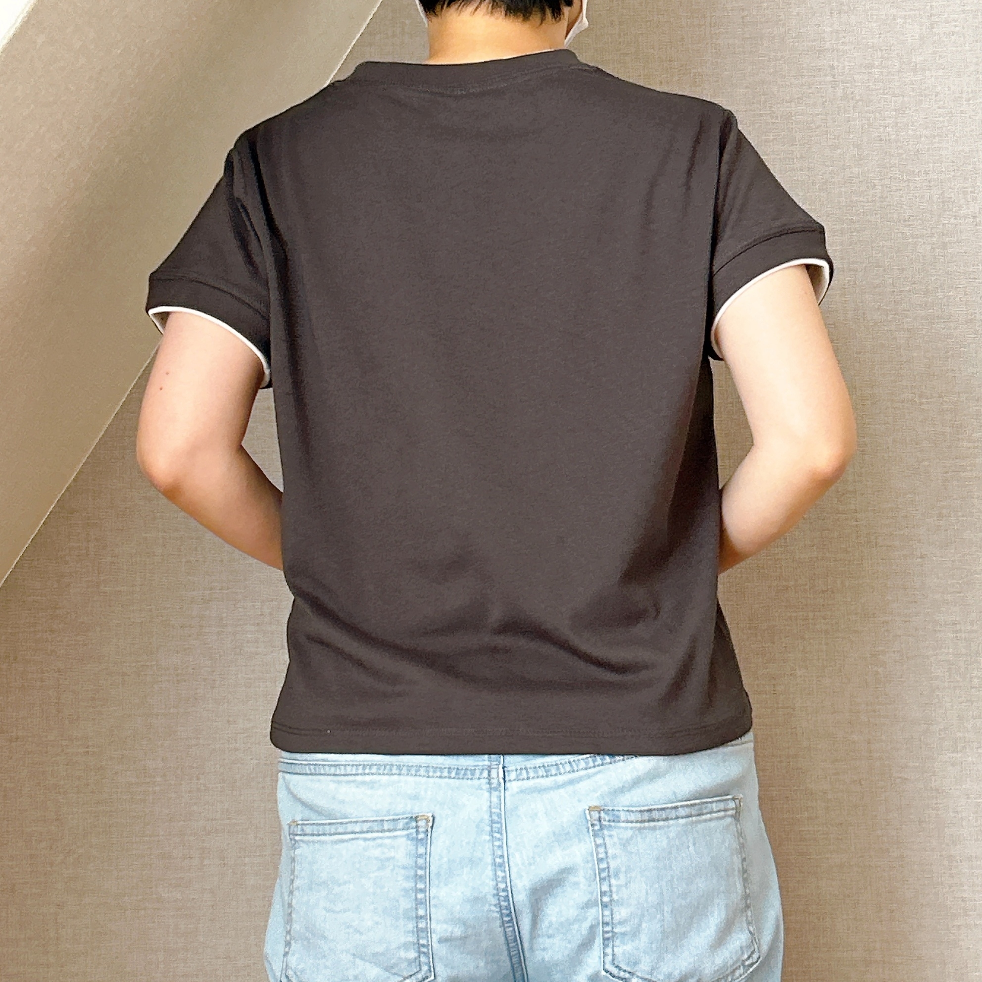 coca(コカ)の「レイヤード半袖トップス」