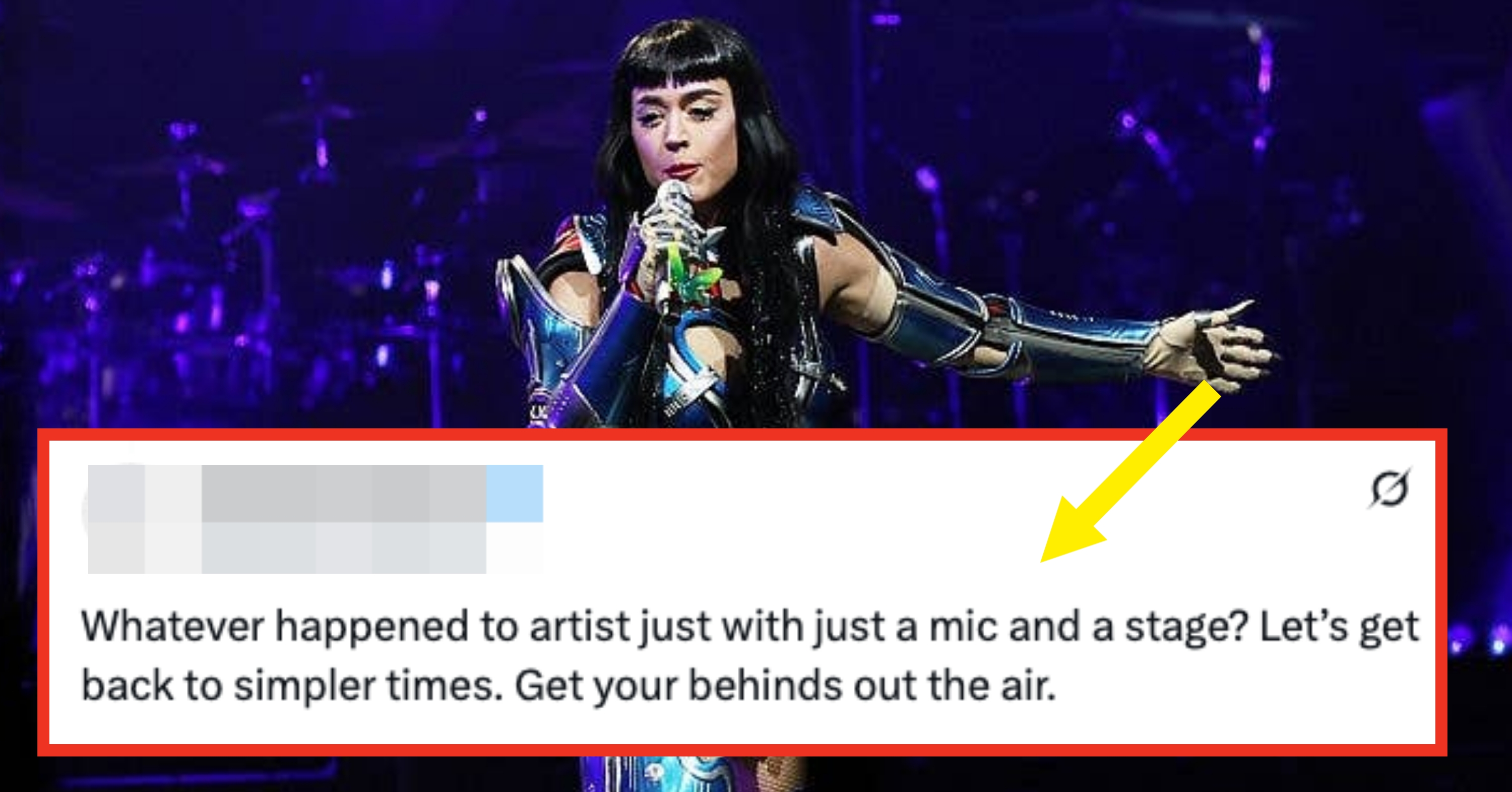 Katy Perry Has Butterfly Mishap During Her Concert