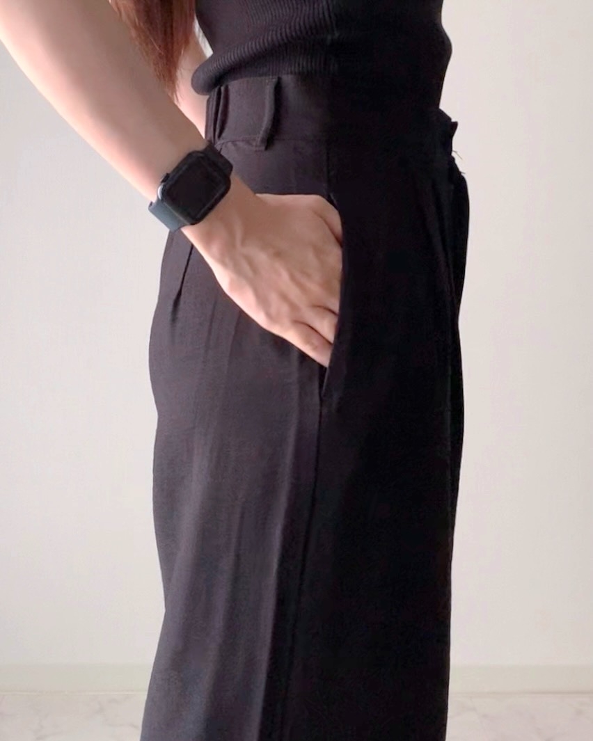 しまむらの「TT*PENワイドパンツ」