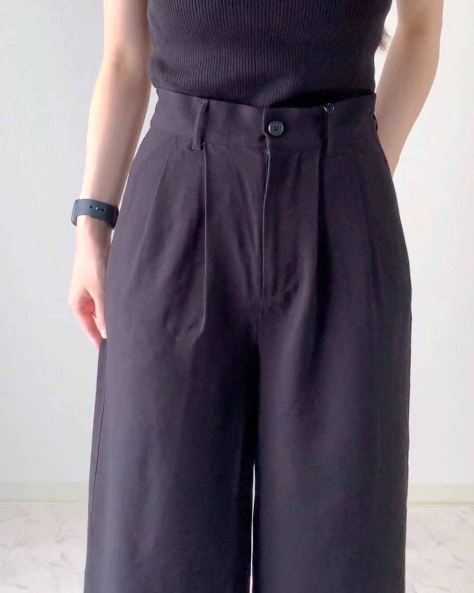 しまむらの「TT*PENワイドパンツ」