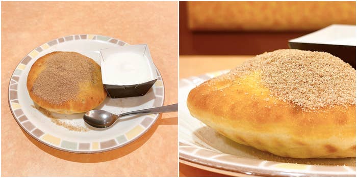 Saizeriya(サイゼリア)の「ジェラート&シナモンフォッカチオ」