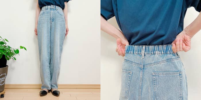 GLOBAL WORK(グローバルワーク)の「GOODデニムバギーパンツ/118365」