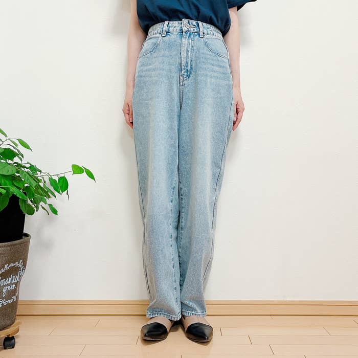 GLOBAL WORK(グローバルワーク)の「GOODデニムバギーパンツ/118365」