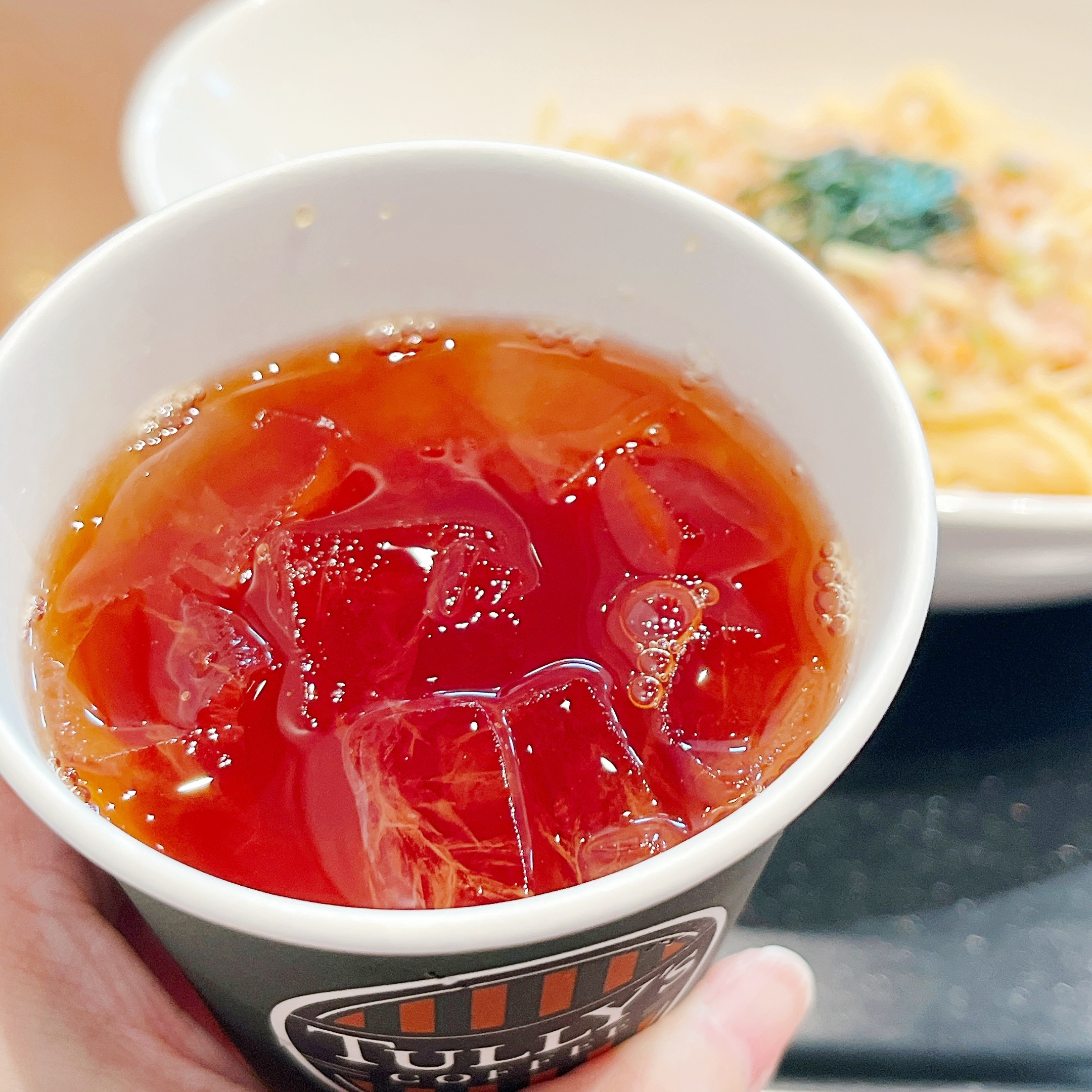 TULLY'S COFFEE(タリーズコーヒー)の「九州産ゆず香る たらこパスタ セット」