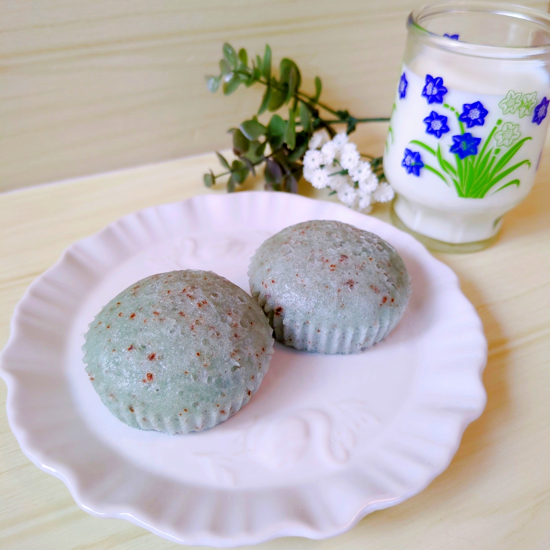 セブン-イレブンの「7P チョコミント 蒸しパン 4個入」