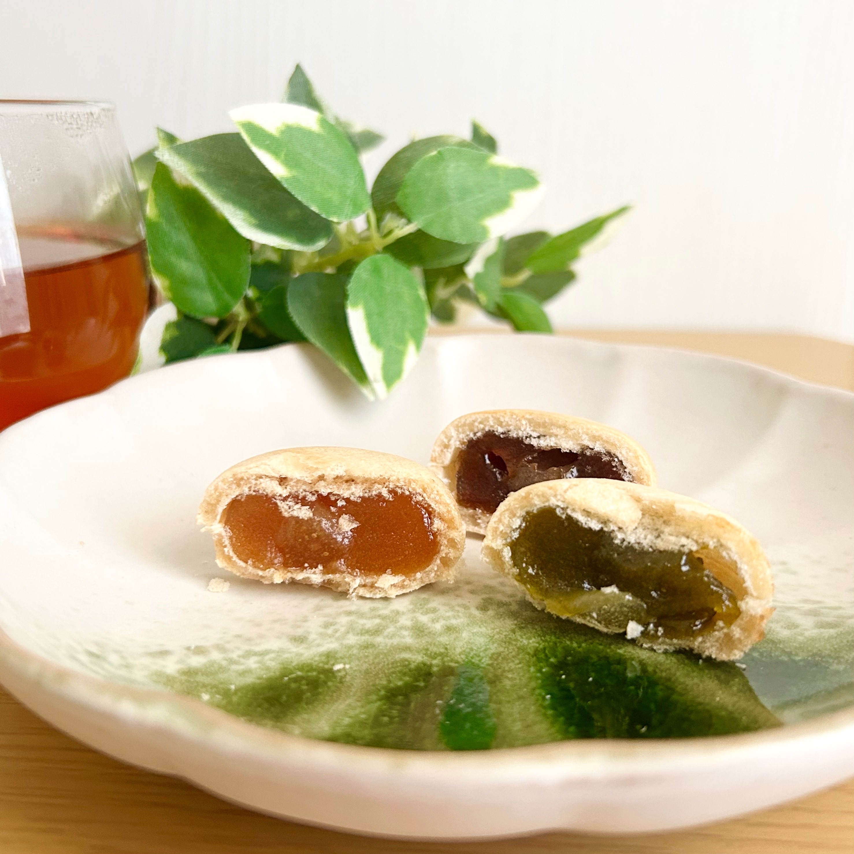 KALDI(カルディ)の「お餅が入った3種の最中 130g」