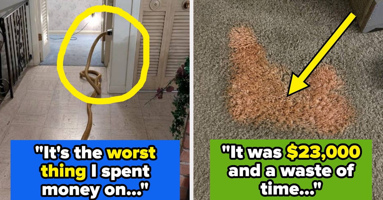 Homeowners Are Sharing The Home Splurges They 100% Regret Buying, And I'm Taking Notes