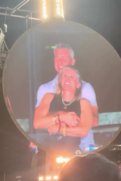 Andy Byron and a colleague that he's alleged to have been having an affair with caught at a Coldplay concert