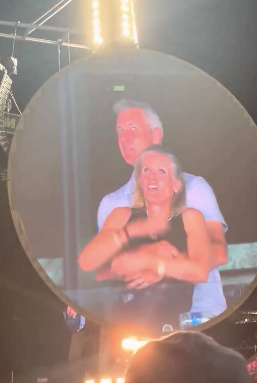 Andy Byron and colleague caught at Coldplay concert kiss-cam