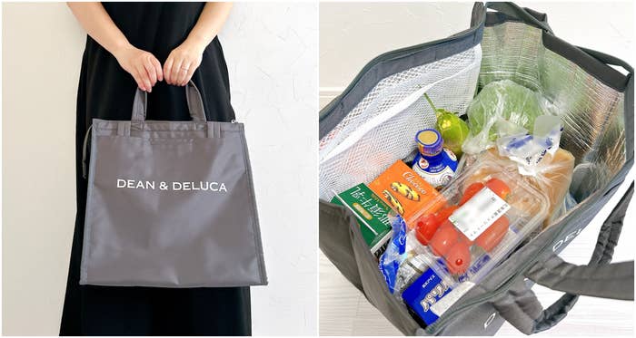 DEAN&DELUCA(ディーンアンドデルーカ)の「クーラーバッグ グレーL」