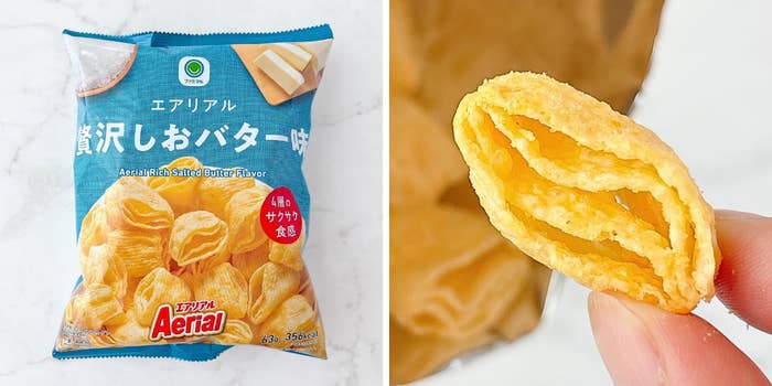 FamilyMart(ファミリーマート)の「エアリアル贅沢しおバター味」