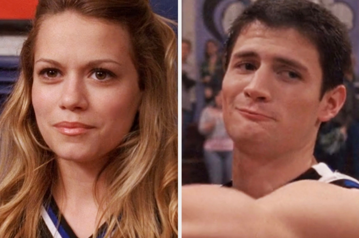Nathan and Haley from One Tree Hill