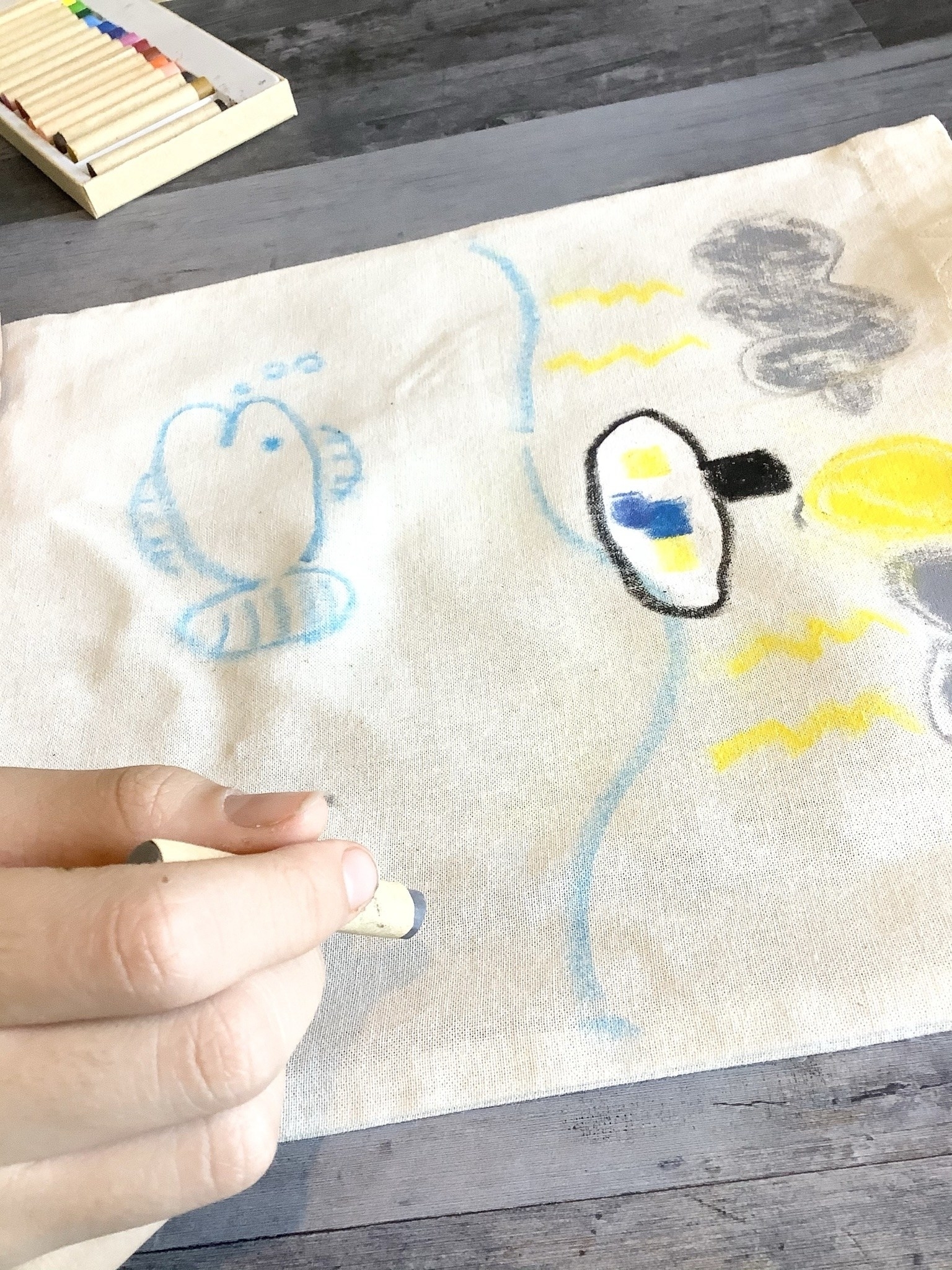 無印良品の「布描きクレヨン」