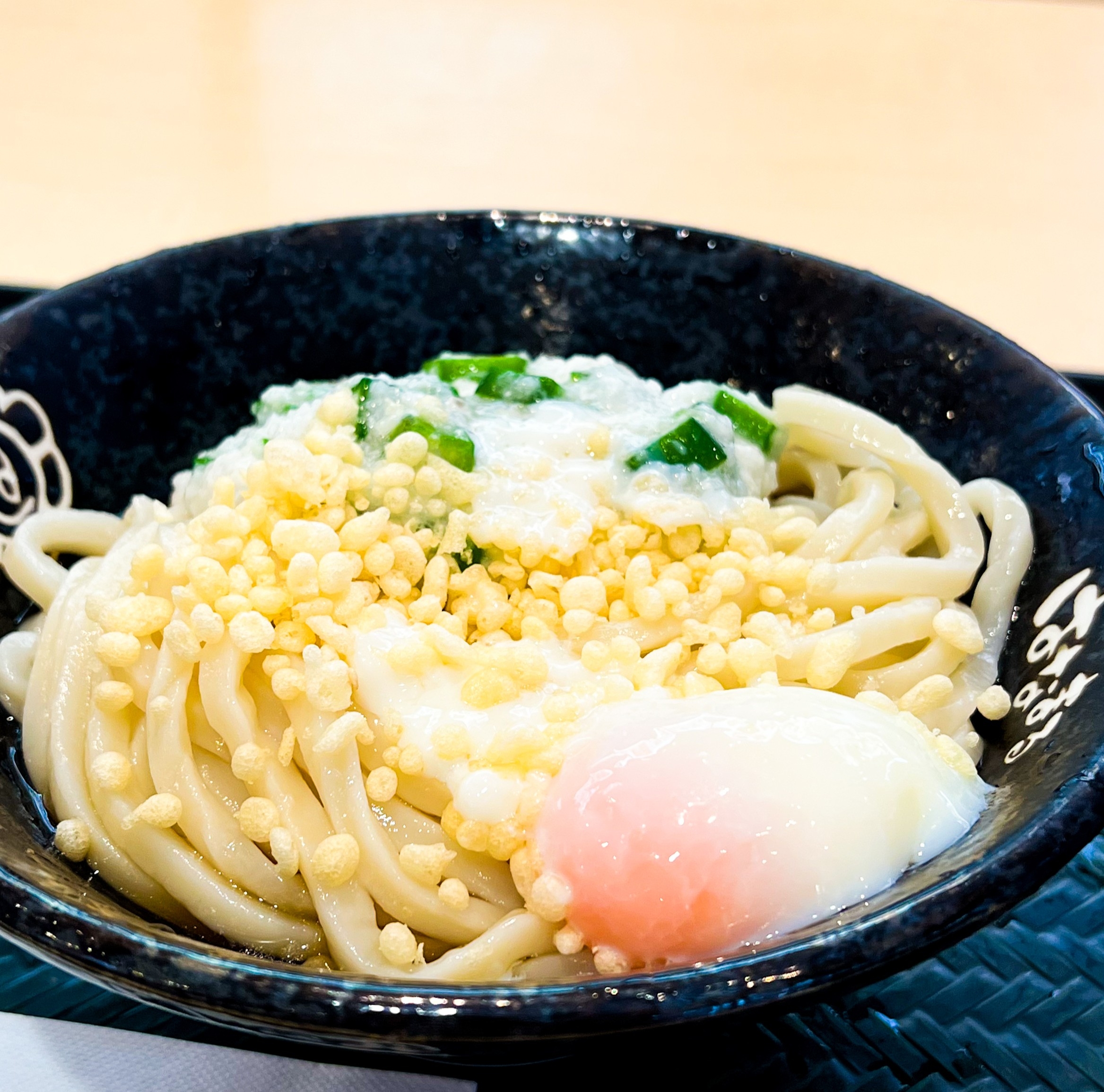 はなまるうどん「玉とろぶっかけ」