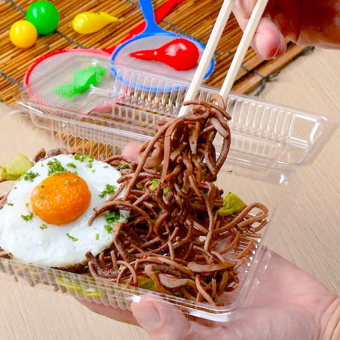 ホットケーキミックスでスイーツ焼きそば!?