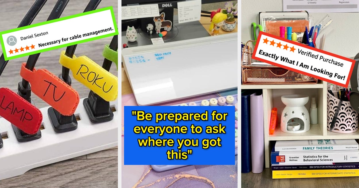 Working From Home? These 25 Products Will Help You Get It Together (And Maybe Find Your Desk Under There)