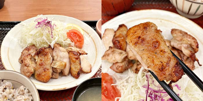 大戸屋の「もろみチキンの炭火焼き」