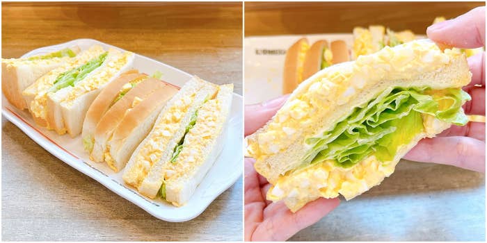 コメダ珈琲店の「エッグサンド」