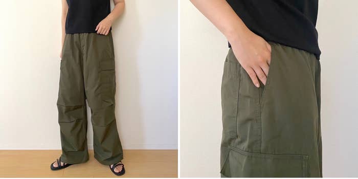 GUの「スーパーワイドカーゴパンツ」