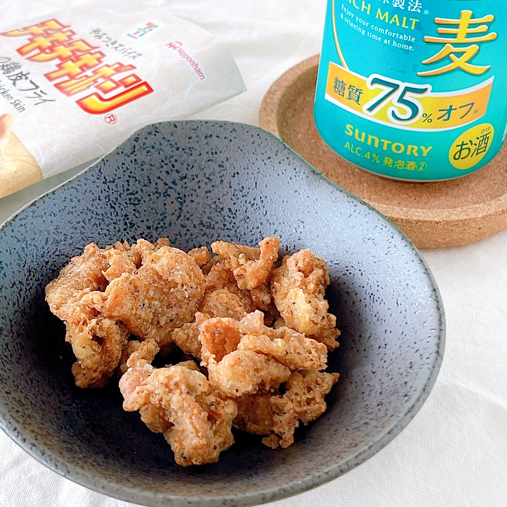 セブン-イレブンの「チキチキボーンの鶏皮フライ スパイス 25g」