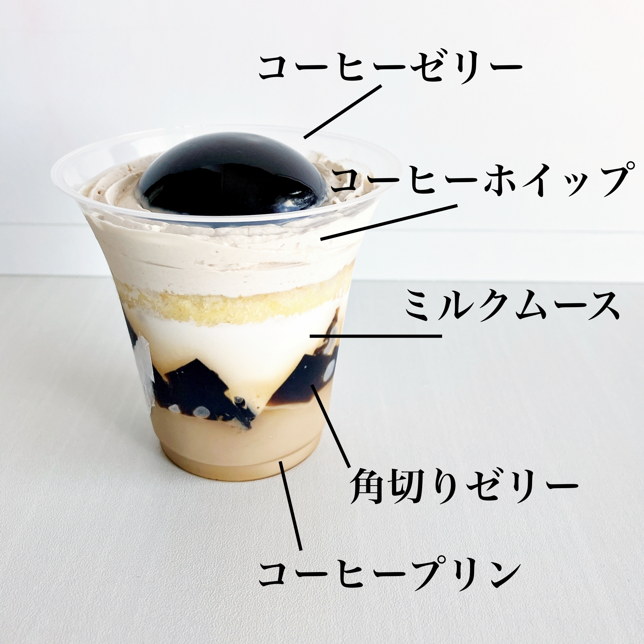 FamilyMart(ファミリーマート)の「コーヒーゼリーパフェ」