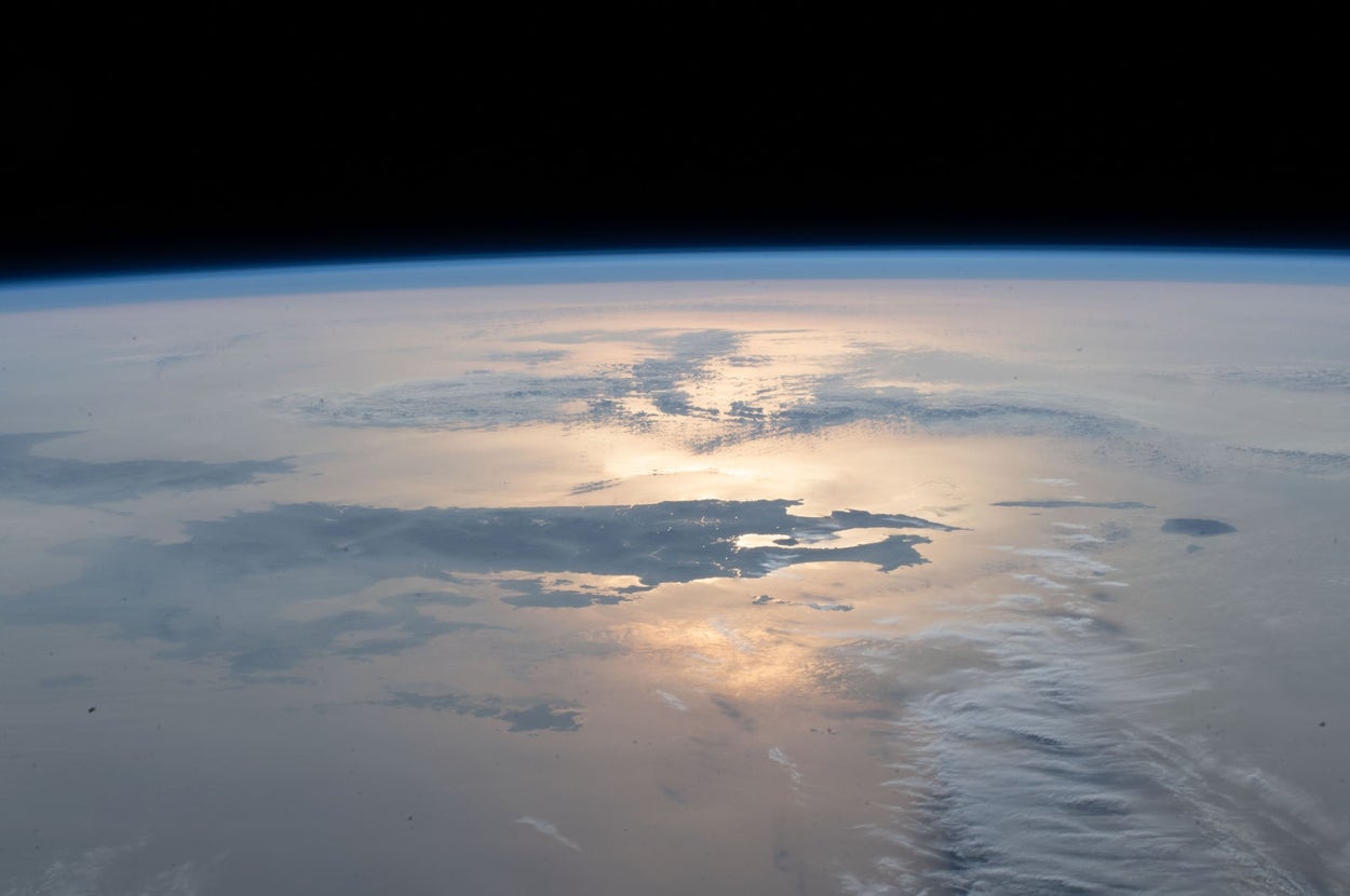 国際宇宙ステーションから撮影された日本列島の風景