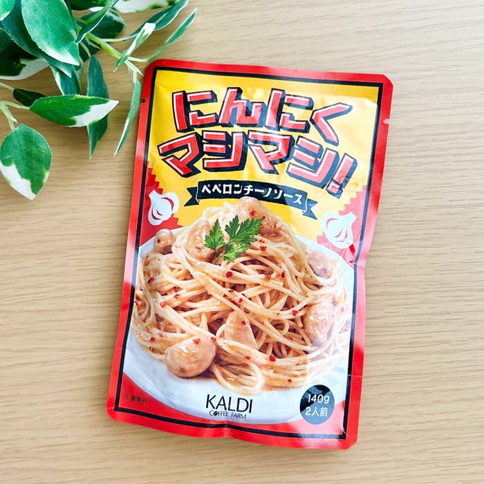 KALDI(カルディ)の「にんにくマシマシ! ペペロンチーノソース 140g」