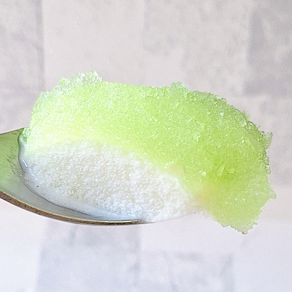 シャトレーゼ「白州名水かき氷フロート クリームソーダ&バニラ 4個入」