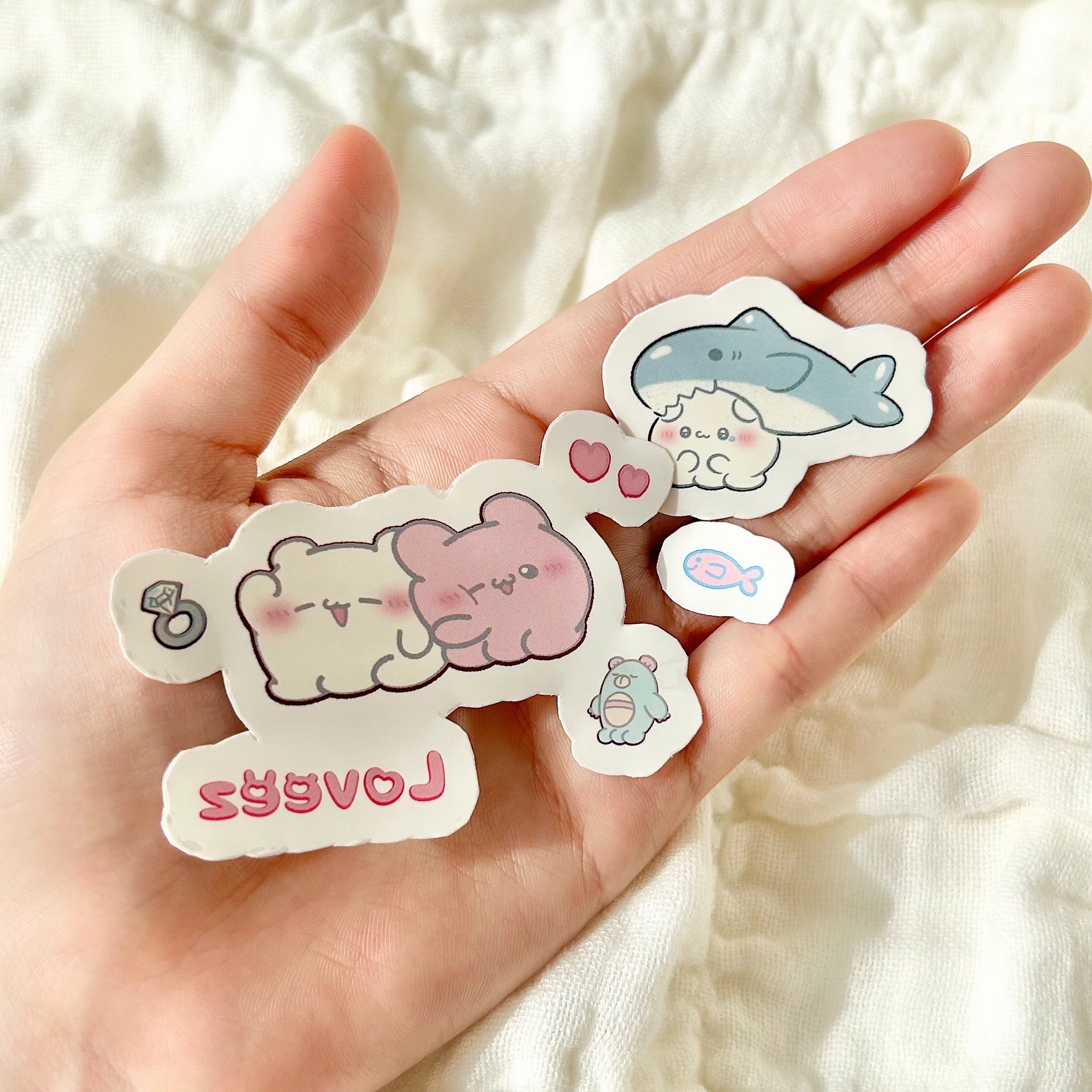 DAISO(ダイソー)の「らぶいーず ボディプリントガム」