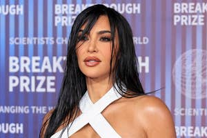 Kim Kardashian on a red carpet