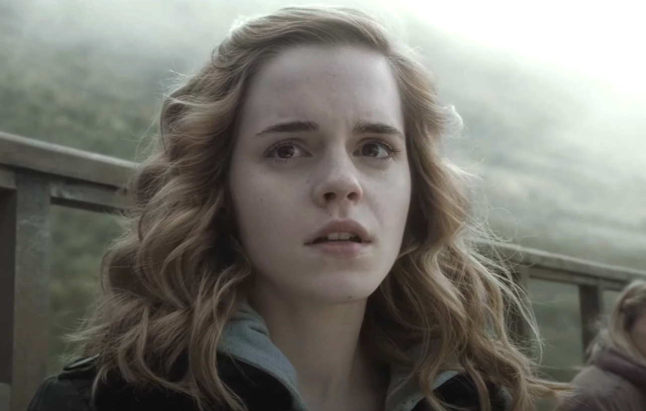 closeup of her in the sixth film