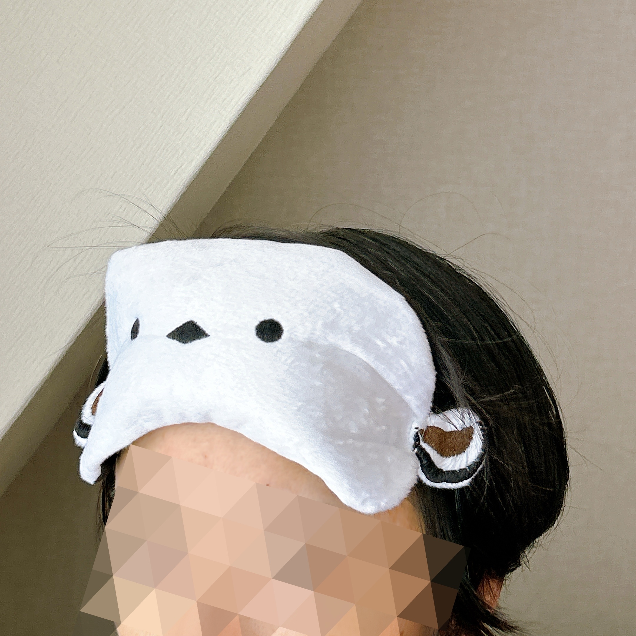 NITORI(ニトリ)の「温冷アイマスク シマエナガ(NC)」