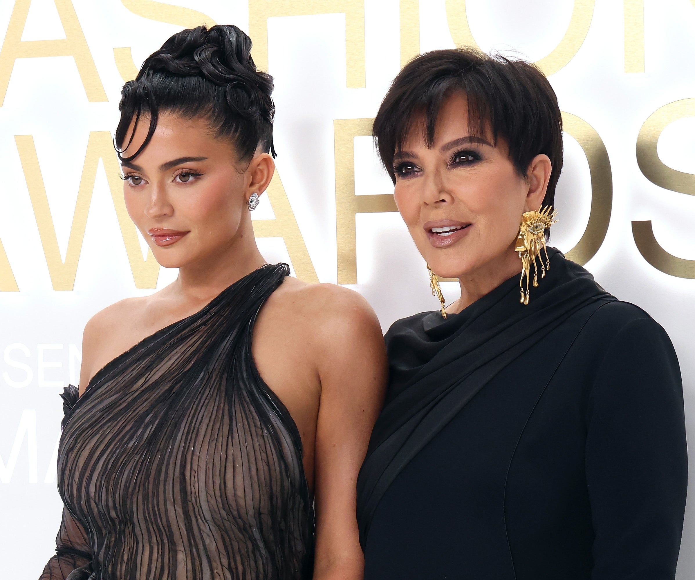 Kylie Jenner and Kris Jenner at an event
