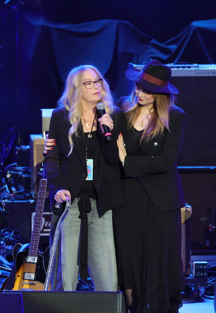 Christina Applegate on stage