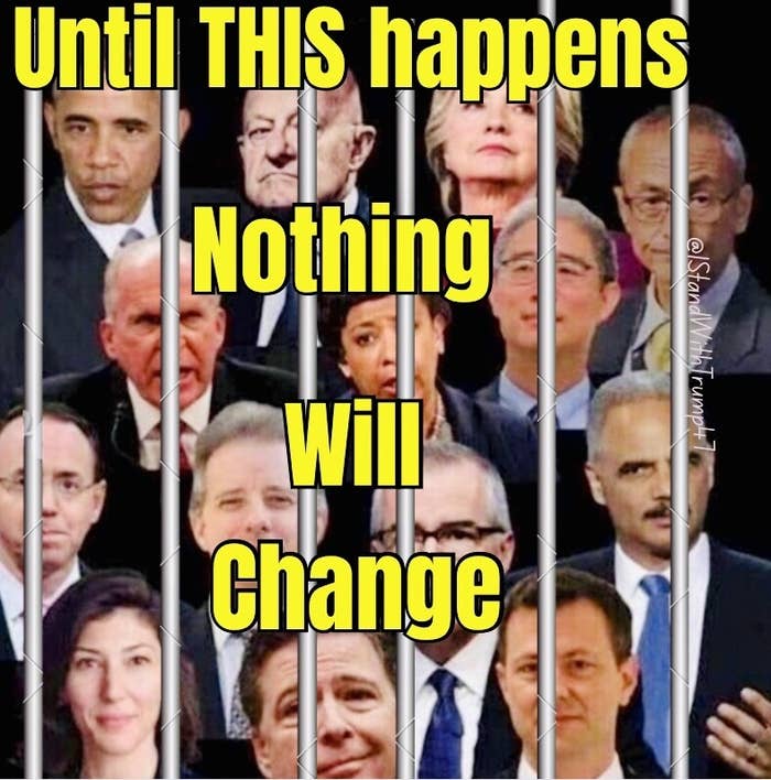 Text reads: &quot;Until THIS happens, Nothing Will Change,&quot; overlaid on images of several people behind bars