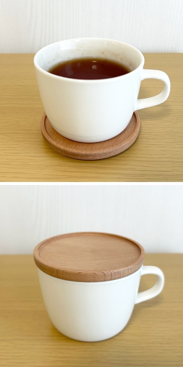 ニトリの「ふたになるコースター」