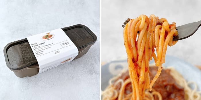 3COINS(スリーコインズ)の「《電子レンジで作る!》パスタメーカー:1~1.5人前用/KITINTO」