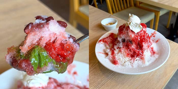 デニーズの「THE氷 いちご」