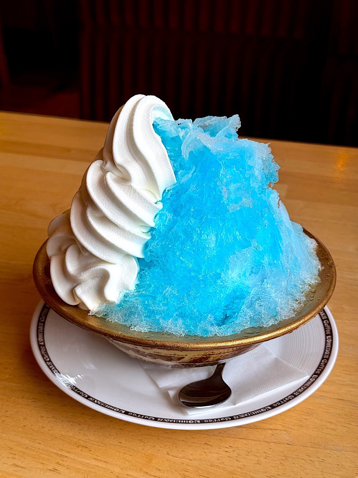 コメダ珈琲の「クッピーラムネ氷」