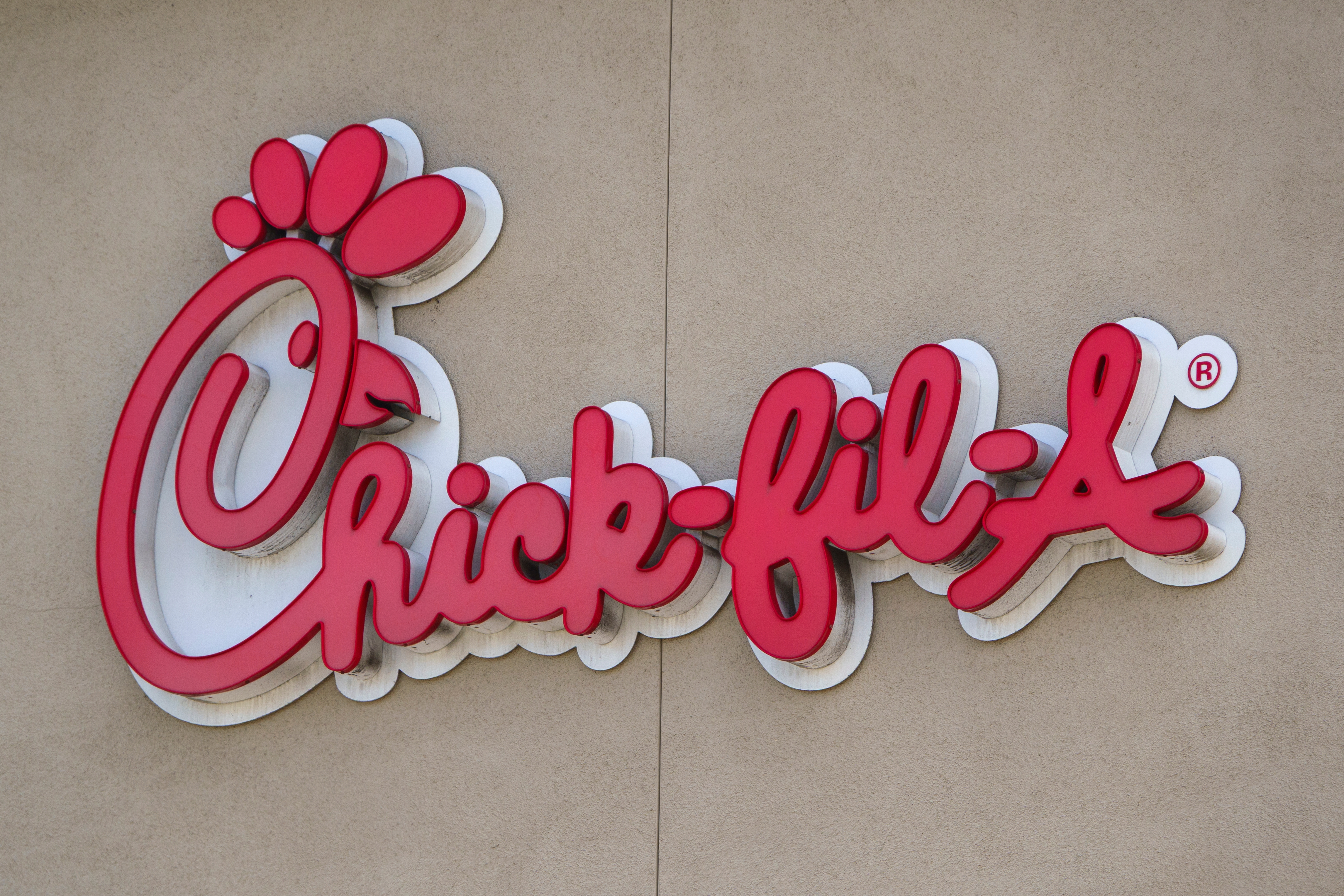 Chick-fil-A logo featuring stylized text with a chicken head design