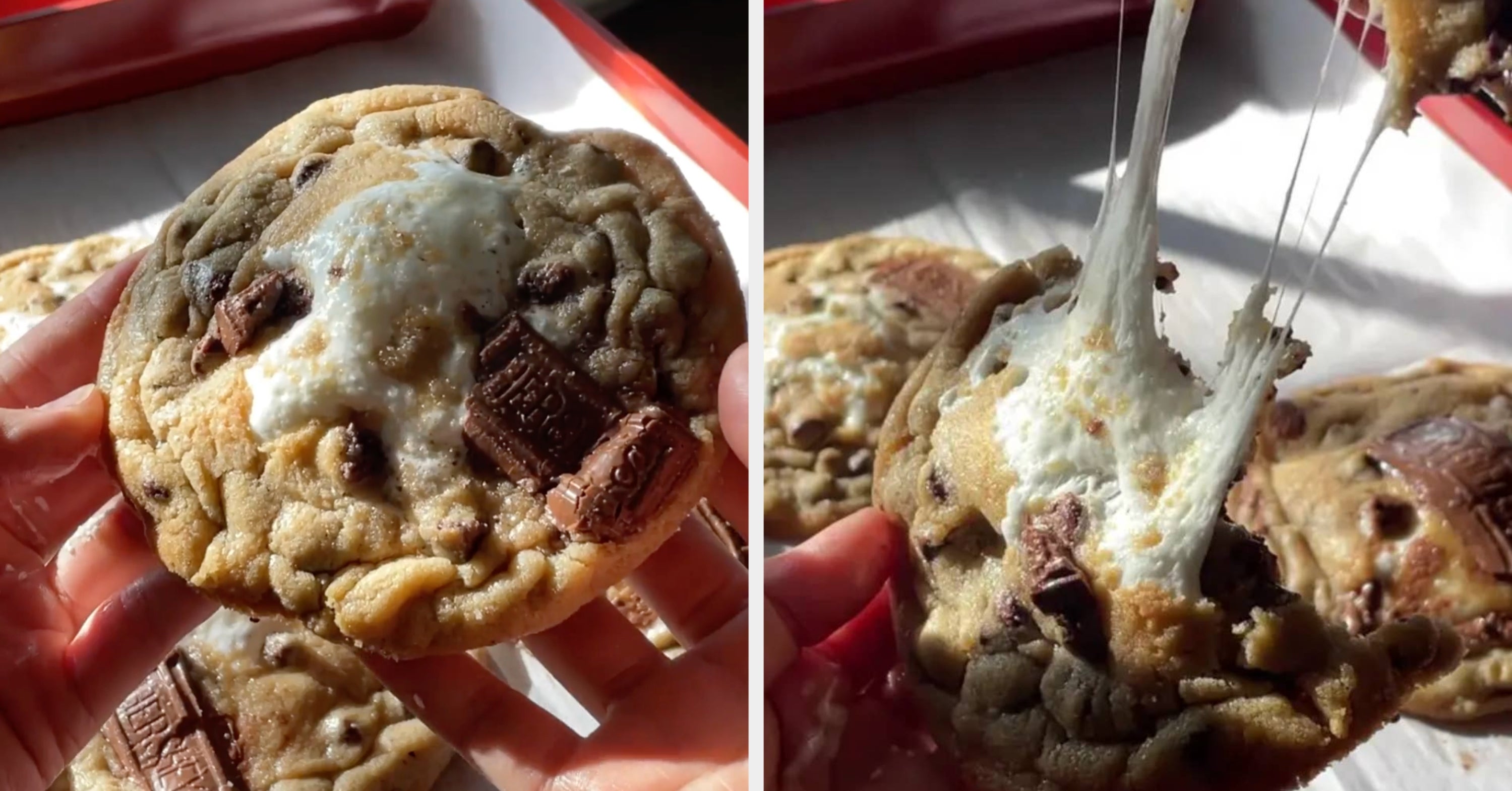 You'll Never Want To Go Back To Campfire S'mores Again After Trying These 4-Ingredient Cookies