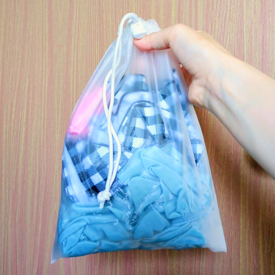 無印良品の「TPU巾着」
