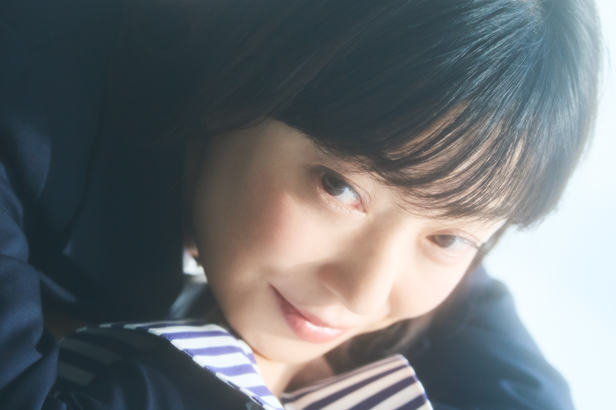 取材に応じる菅野美穂さん(撮影:黒羽政士)
