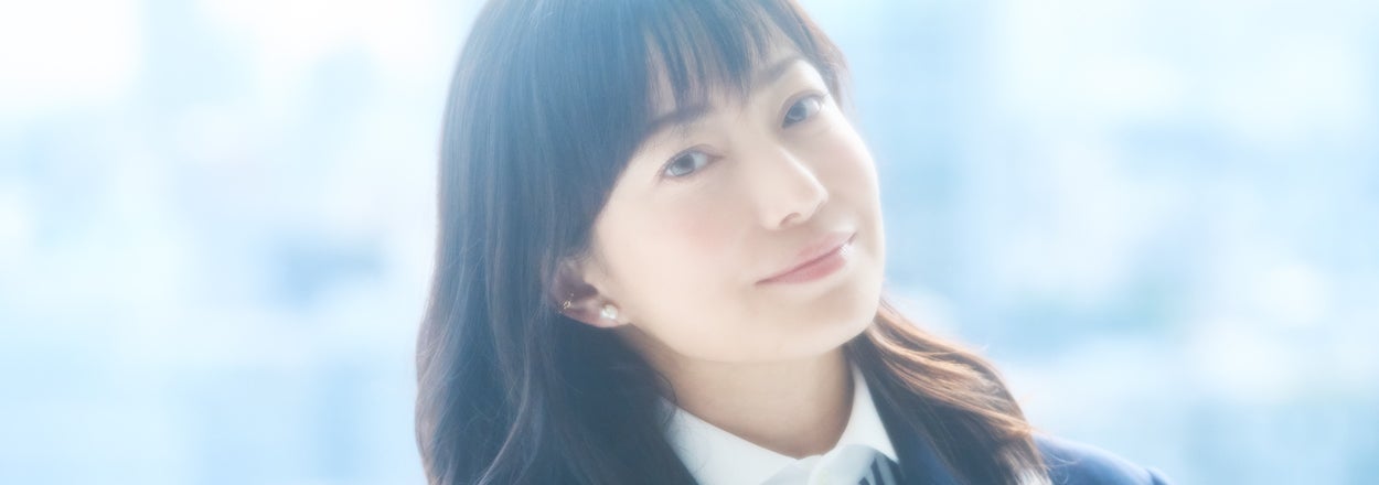 取材に応じる菅野美穂さん(撮影:黒羽政士)