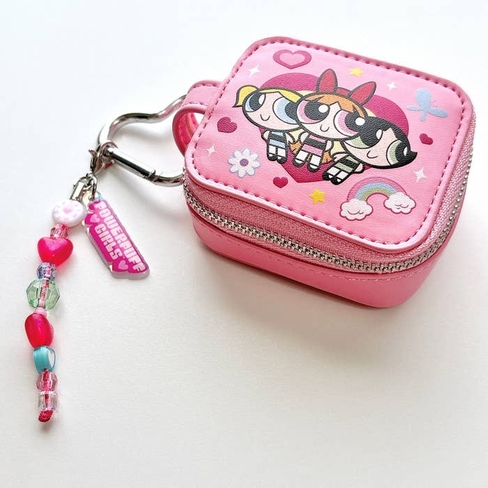 PLAZA(プラザ)「SKINNYDIP スキニーディップ THE POWERPUFF GIRLS パワーパフ ガールズ イヤホンポーチ ステッカー」